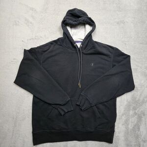 Champion Men’s Black Hoodie Size L Pullover Sweatshirt Kangaroo Pocket